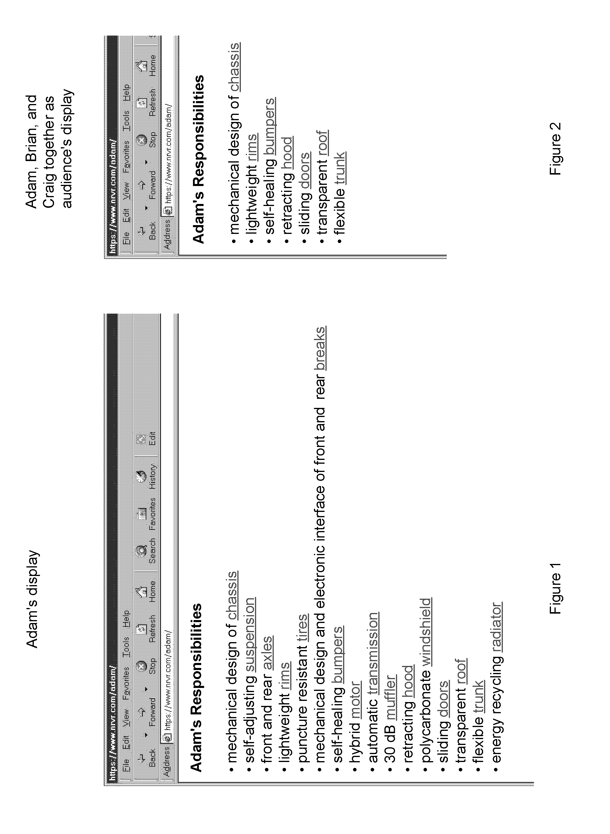 User interface driven access control system and methods for multiple users as one audience