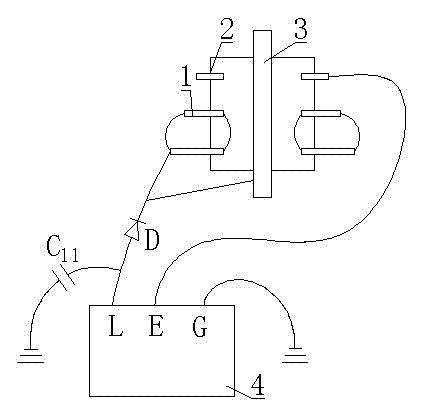 On-line ultrahigh-voltage line power transformer test method