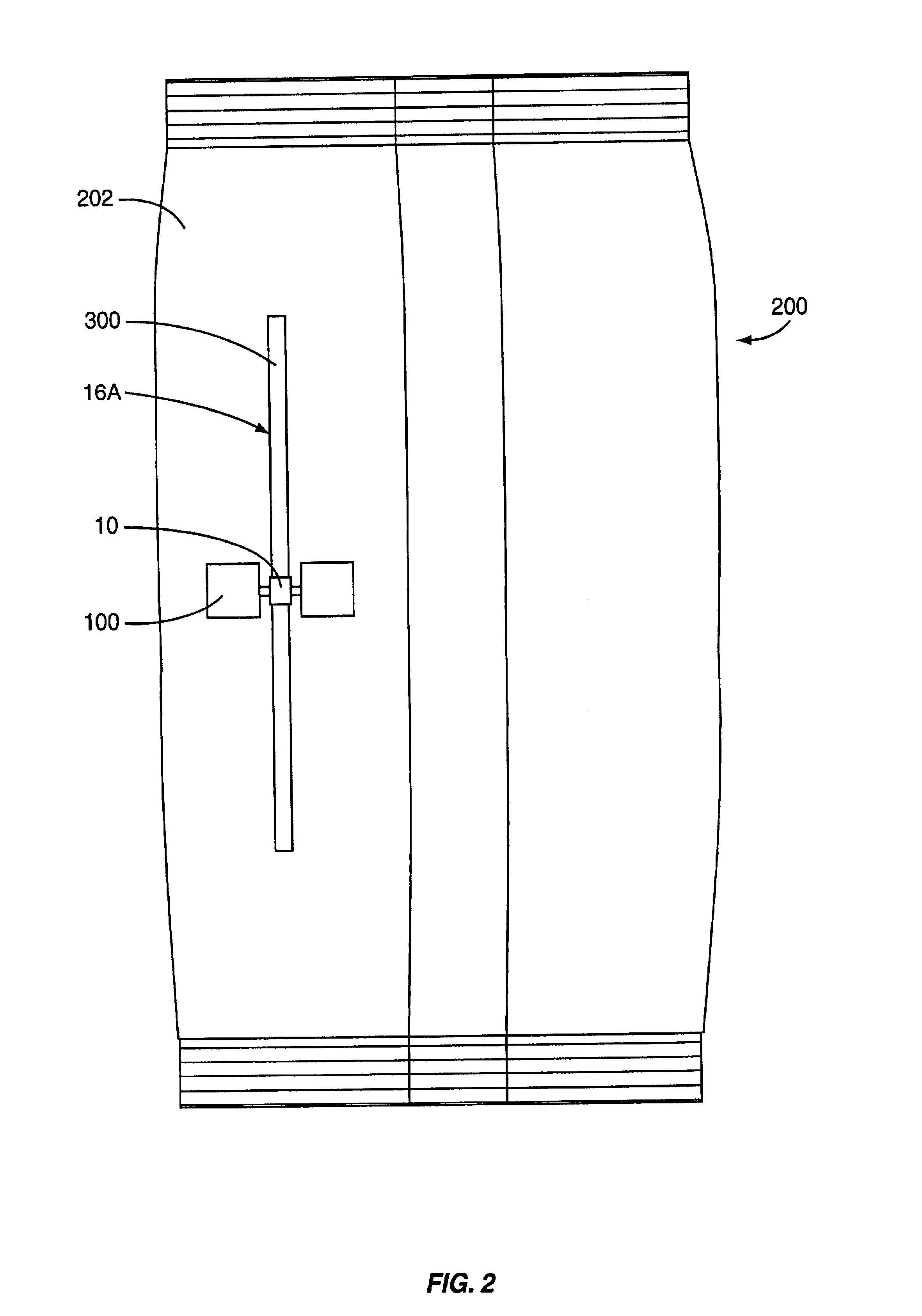 Grounded antenna for a wireless communication device and method