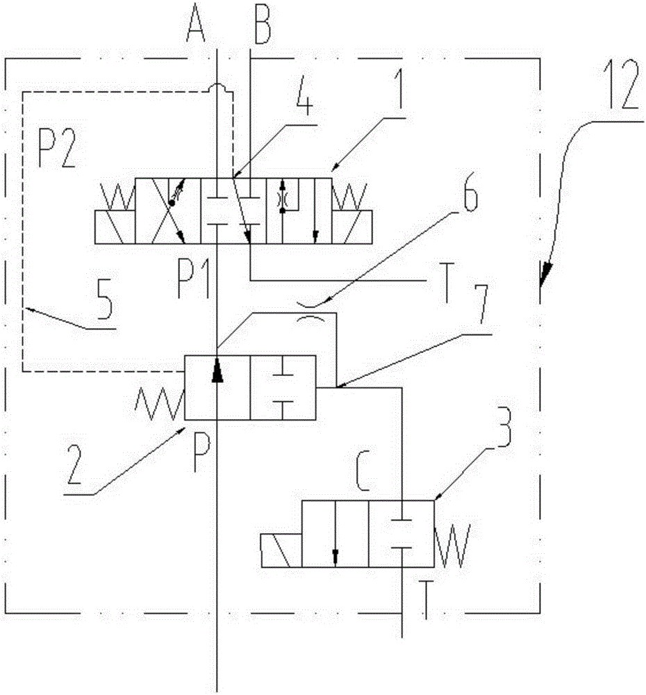 Load-sensitive valve and load-sensitive hydraulic system