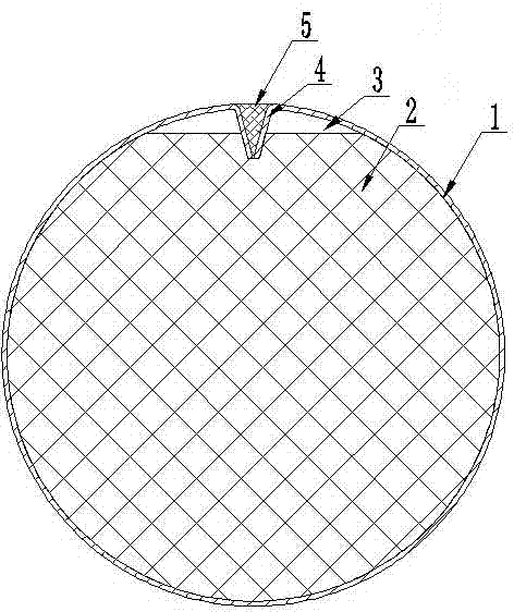 Fire-extinguishing liner and application thereof