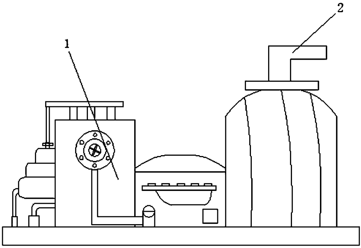 High back pressure steam turbine unit