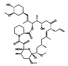 Tacrolimus slow-releasing capsule and preparation method thereof