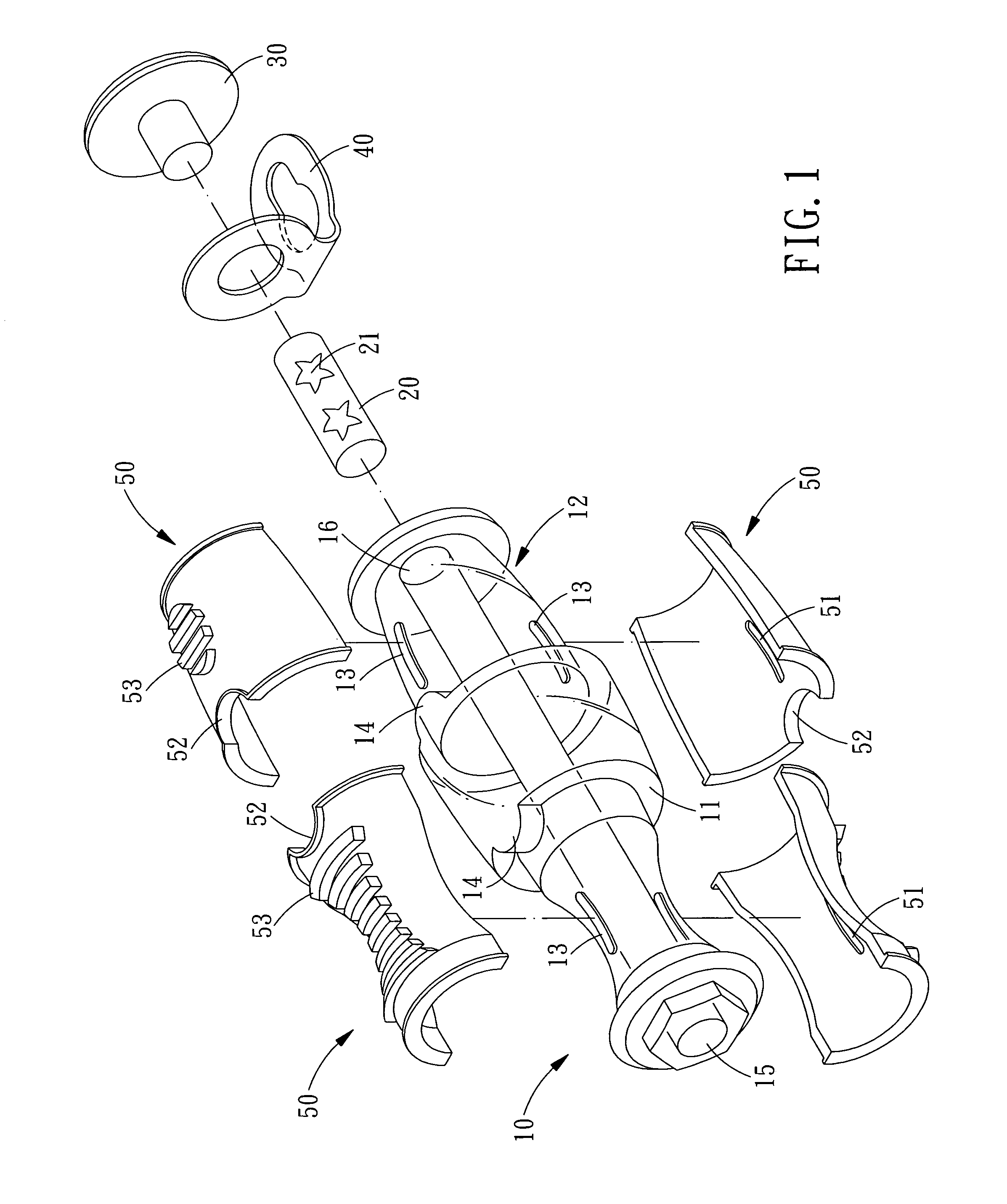 Polychrome transparent tool handle