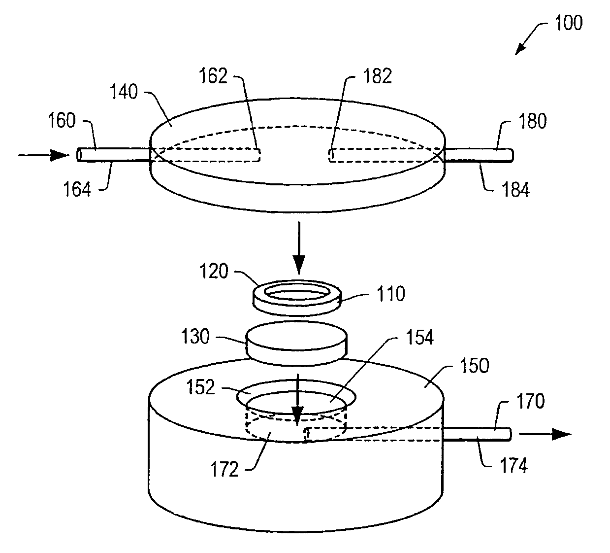 Integration of fluids and reagents into self-contained cartridges containing sensor elements and reagent delivery systems