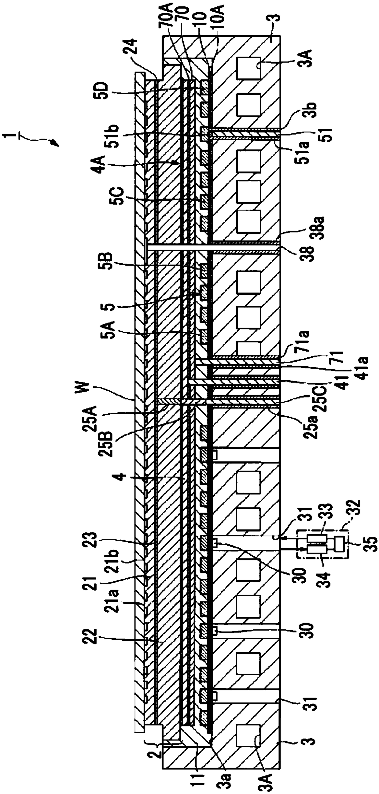 Electrostatic chuck device