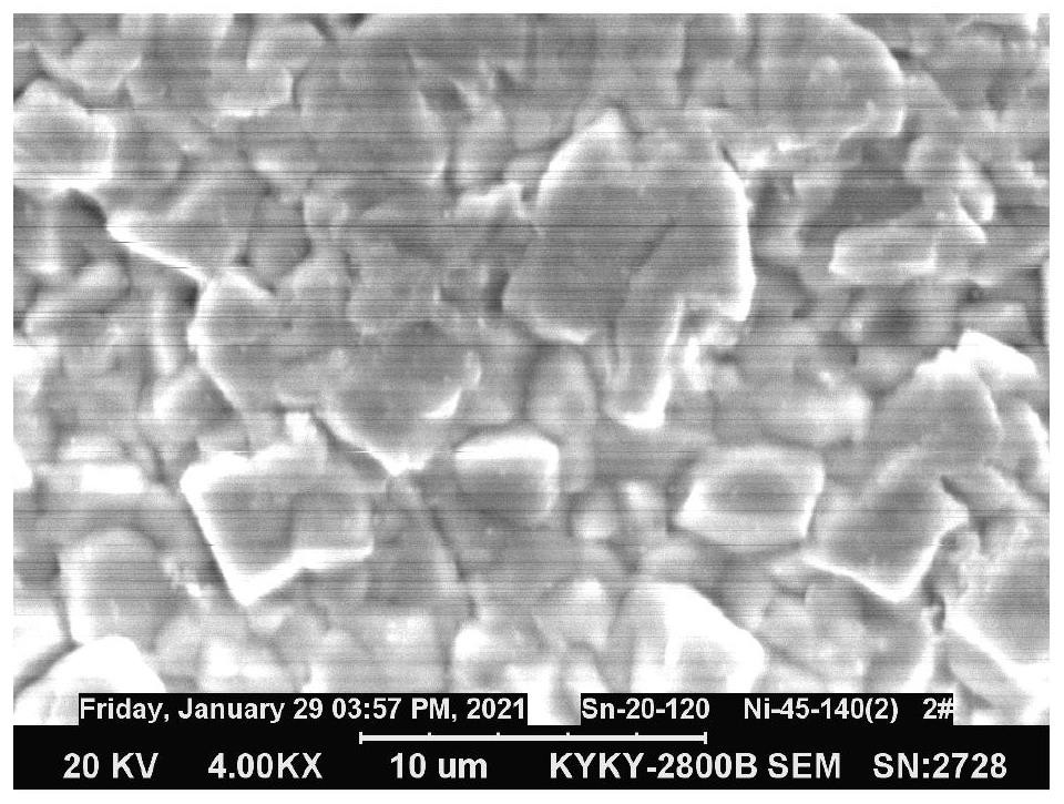 Chip electronic component tin plating solution and tin electroplating method