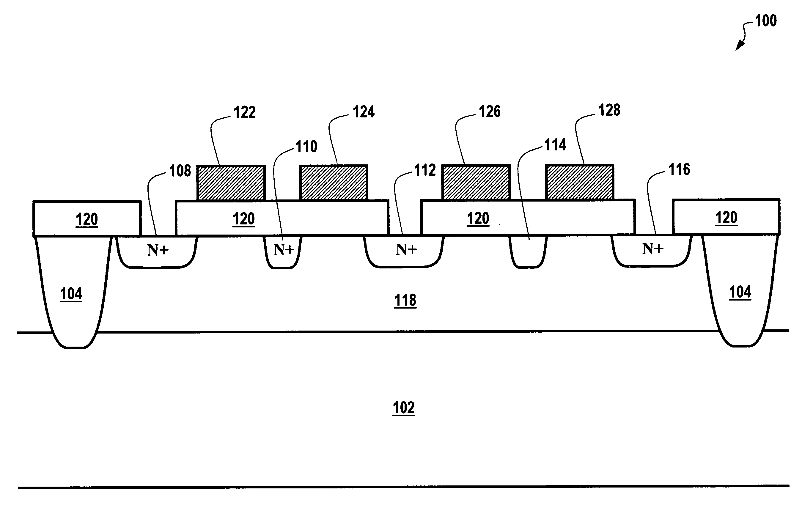 Vertical hall effect device