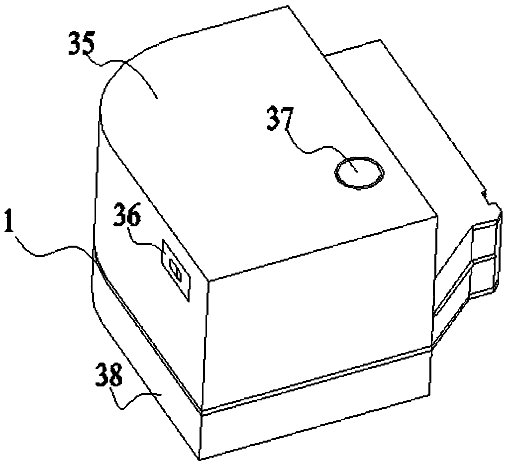 Electric skin suturing instrument