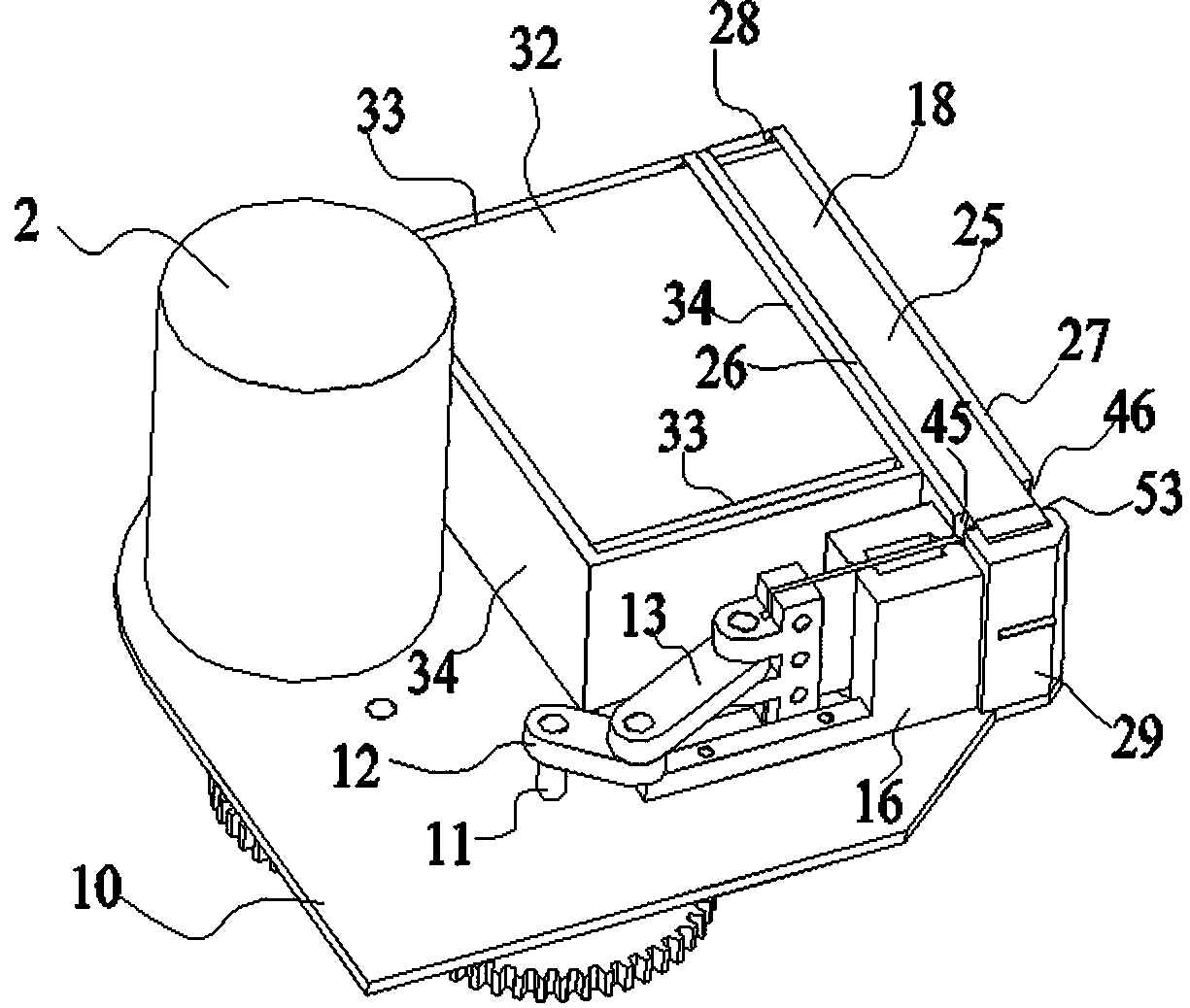 Electric skin suturing instrument