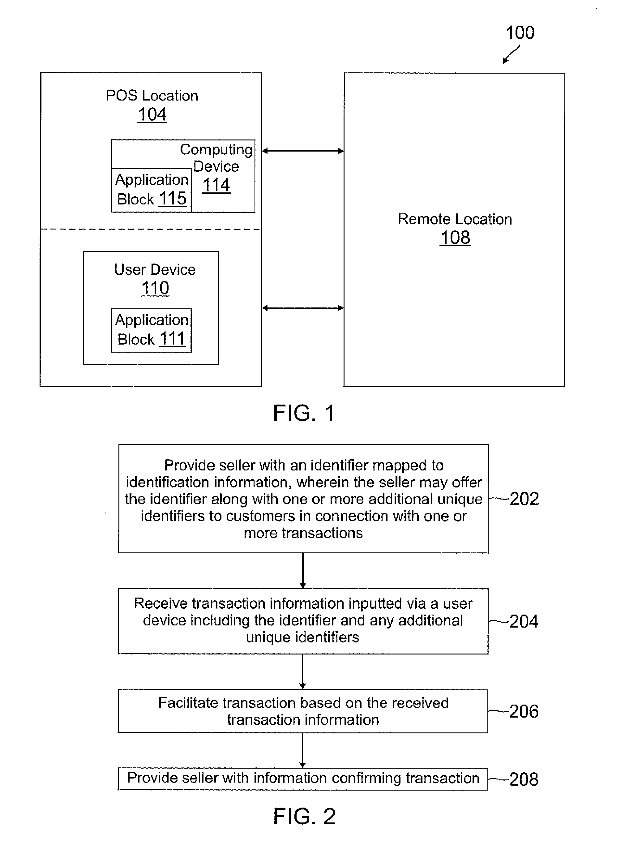 Efficient transactions at a point of sale location