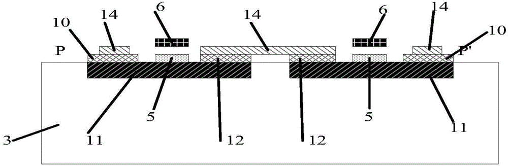 Cross-coupled oscillator using gallium nitride-based clamped beam switches with low leakage current, and preparation method of cross-coupled oscillator