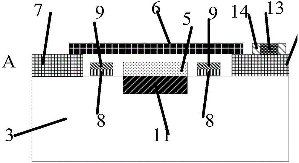 Cross-coupled oscillator using gallium nitride-based clamped beam switches with low leakage current, and preparation method of cross-coupled oscillator