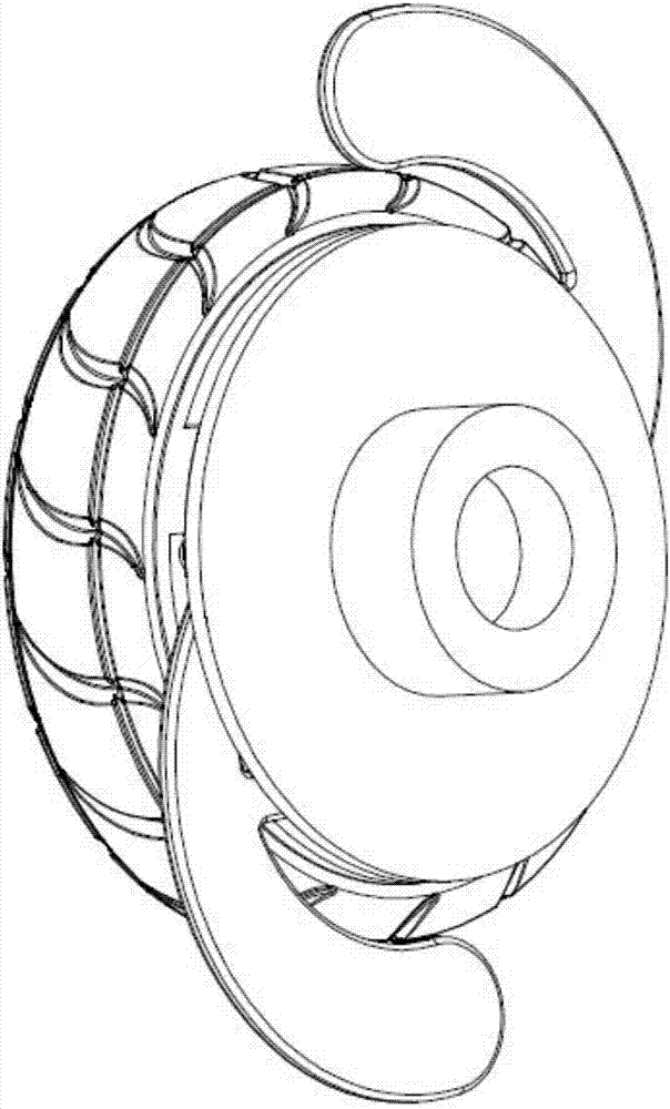 Novel controllable offending type toy gyroscope