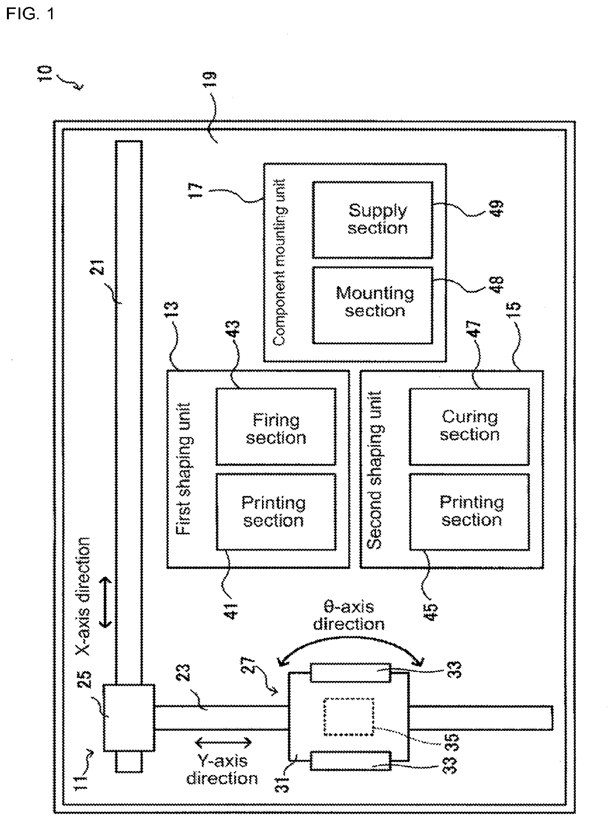 Manufacturing apparatus for performing additive manufacturing of an electrical device