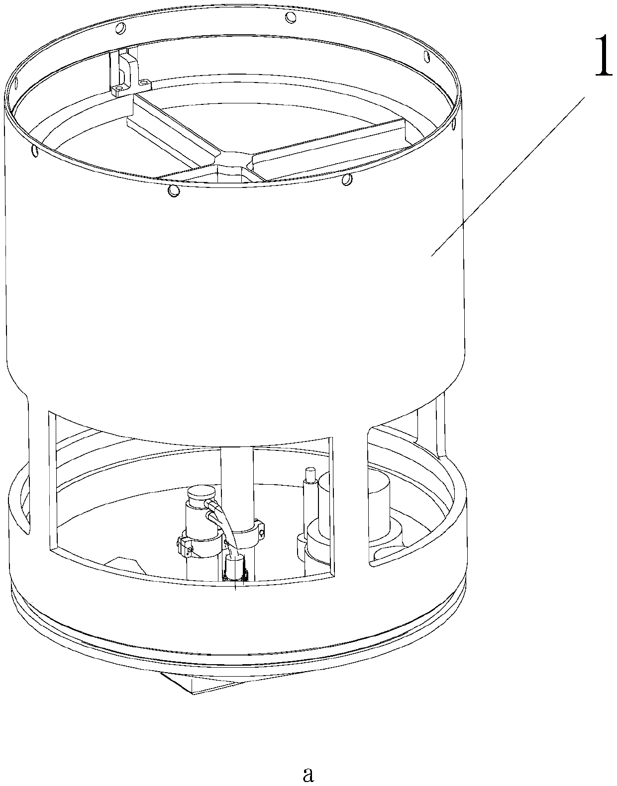 A valve mechanism for a launch tube of a submarine-borne aircraft