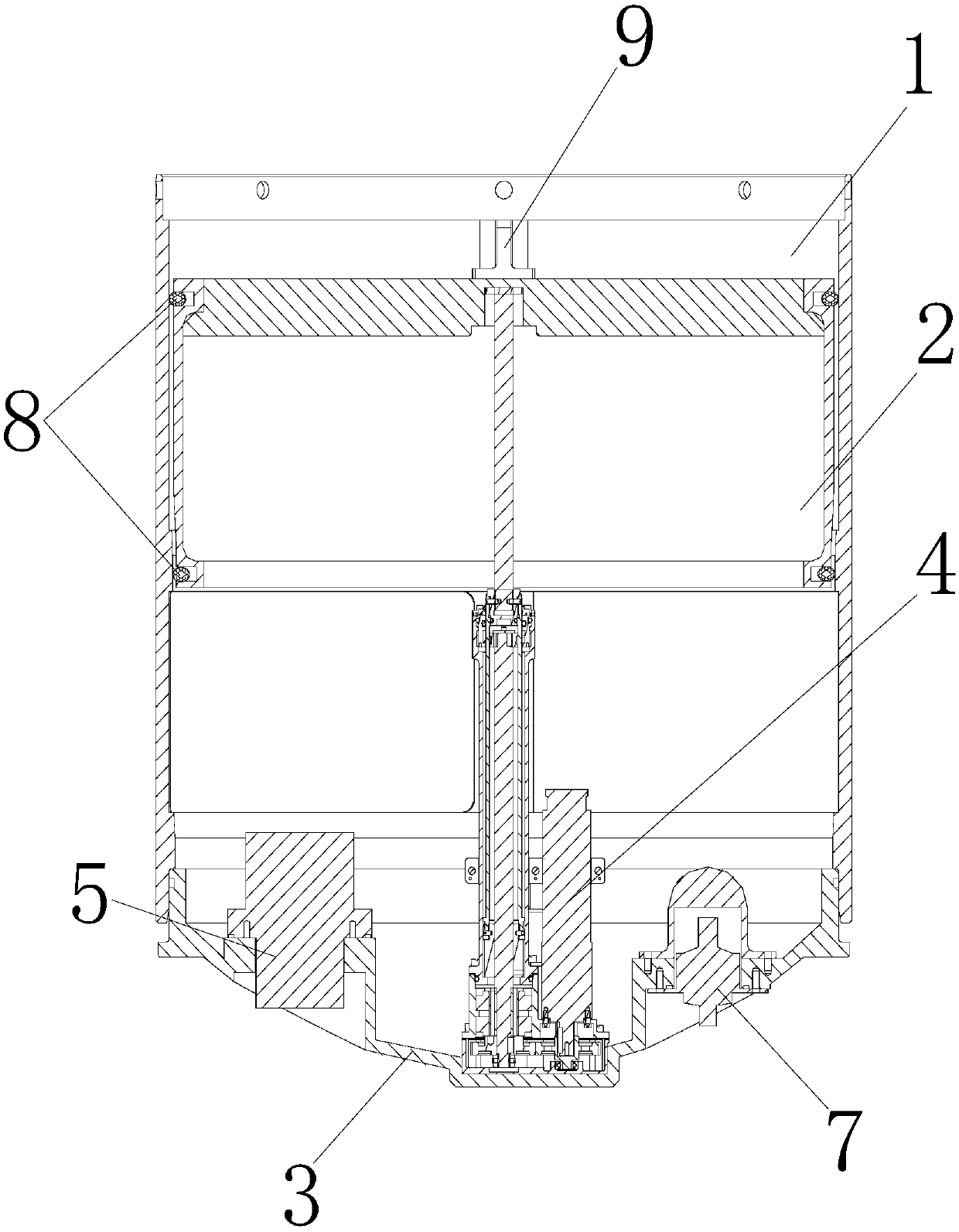 A valve mechanism for a launch tube of a submarine-borne aircraft