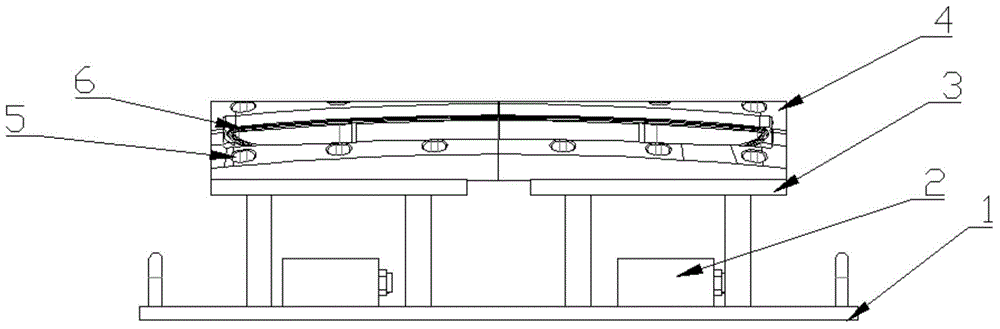 Special jig for sealing adhesive strip