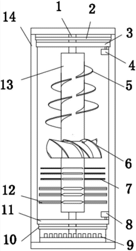 Sewer dredge spindle