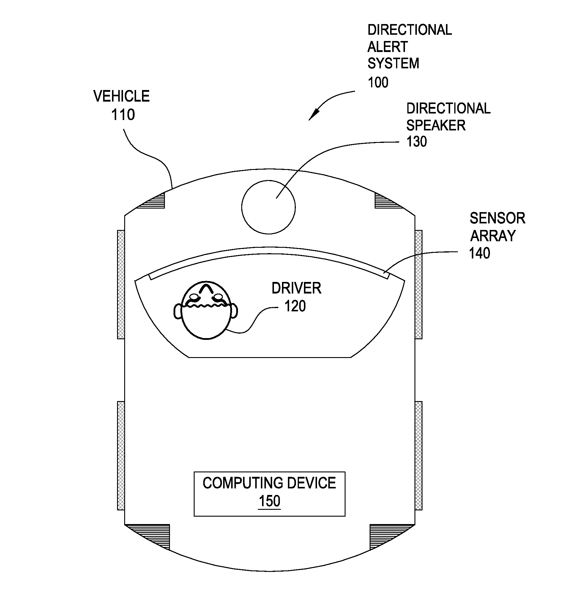 Techniques for transmitting an alert towards a target area