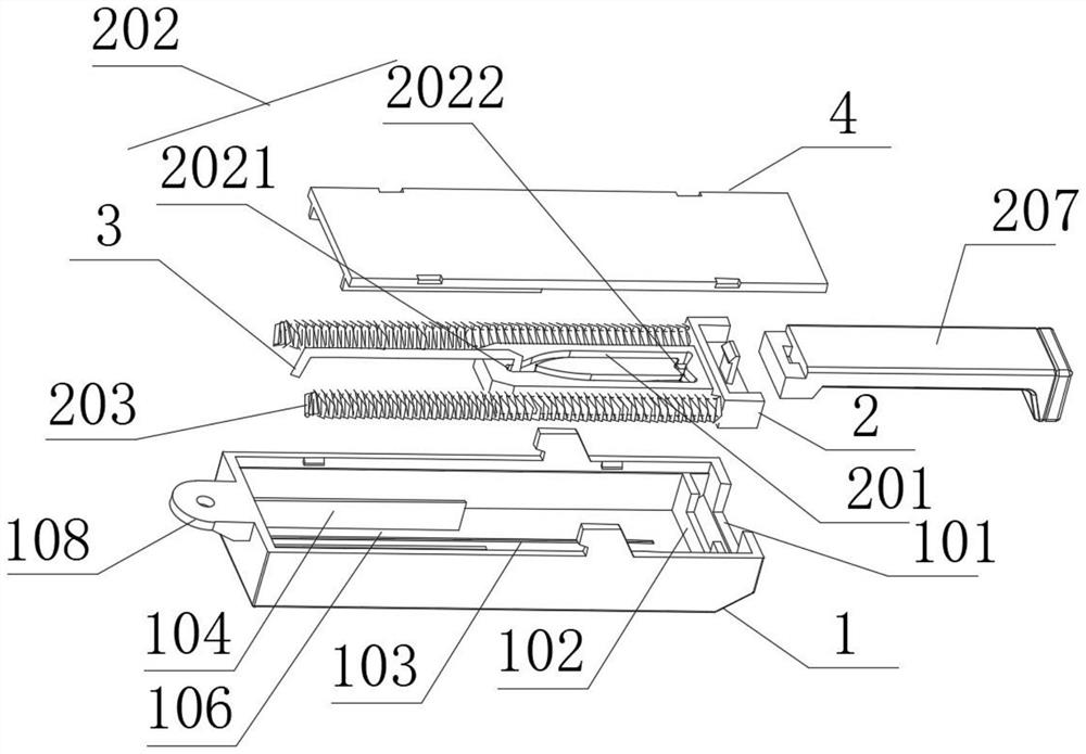 Pressing pop-up device and application thereof