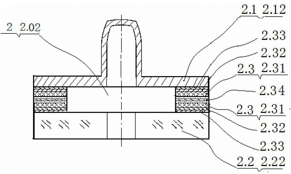 Annular laser device with electrode group and manufacture method for electrode group