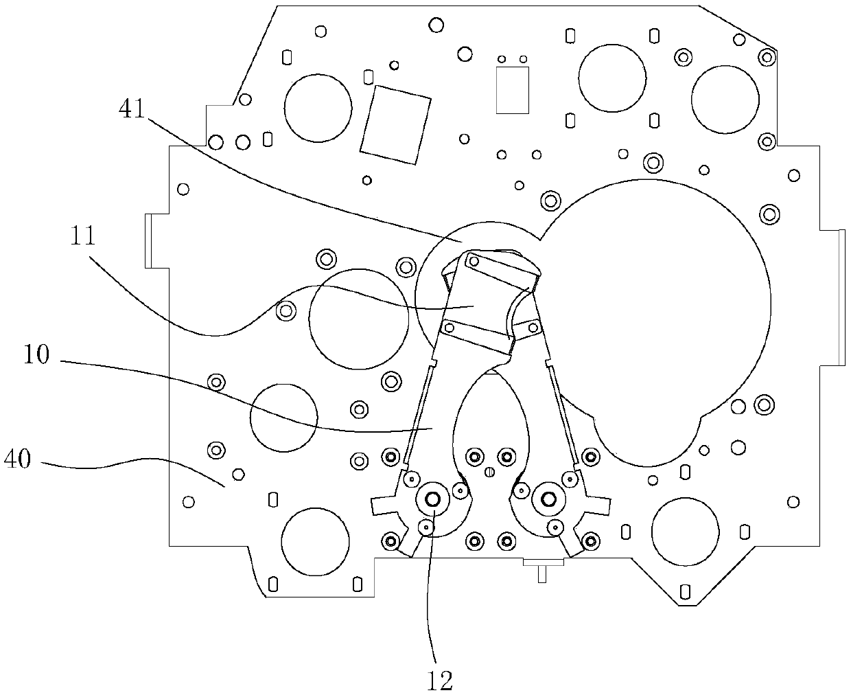 Lamp stroboscopic dimming device and using method thereof