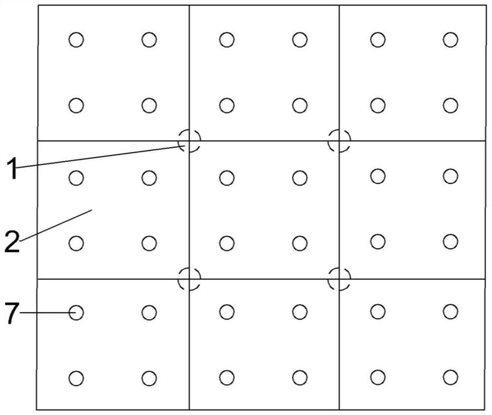 Hoisting positioning device and method for assembly type cement concrete pavement slab