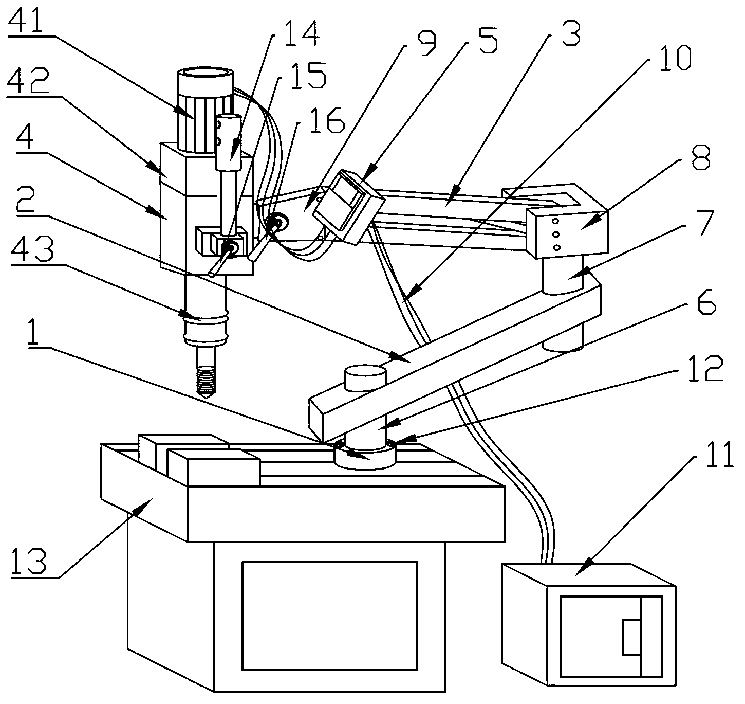 Portable and mobile universal tapping machine