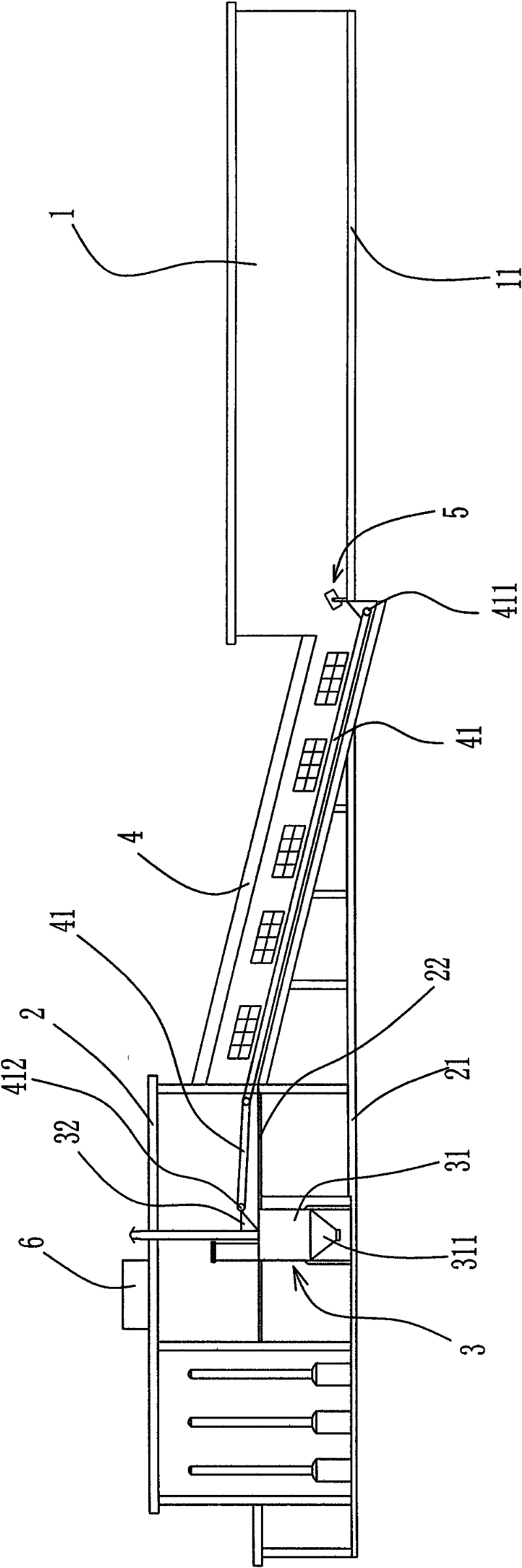 Open-type acetylene generator automatic feeding system