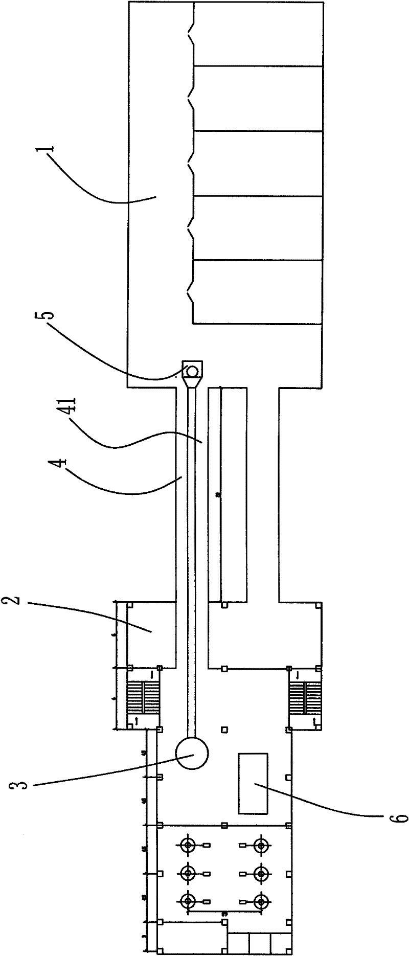 Open-type acetylene generator automatic feeding system