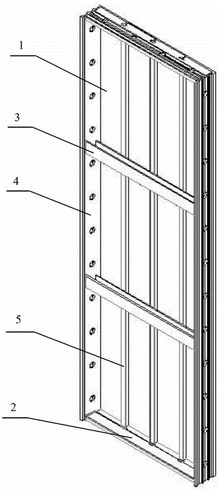 An aluminum alloy building formwork