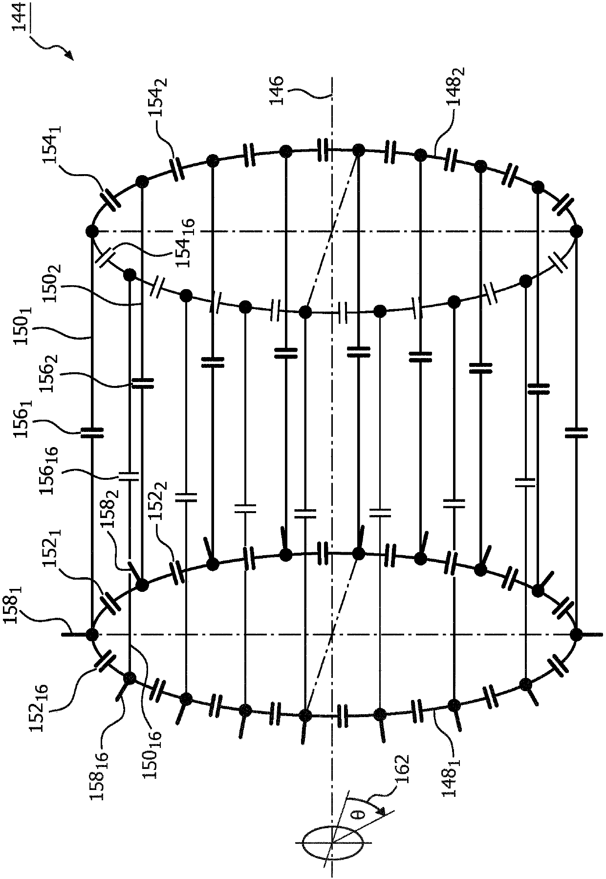 MRI birdcage coil with distributed excitation