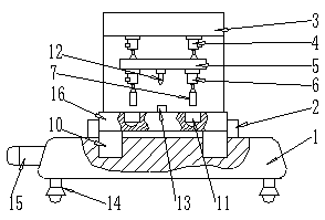 Valve pressing cap quick groove milling device