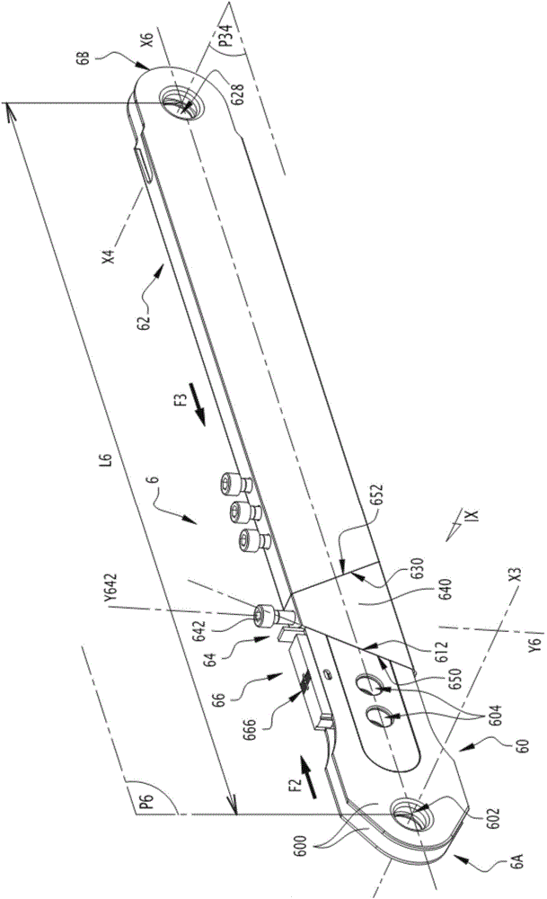 Connecting rod for a weaving loom and weaving loom comprising this connecting rod