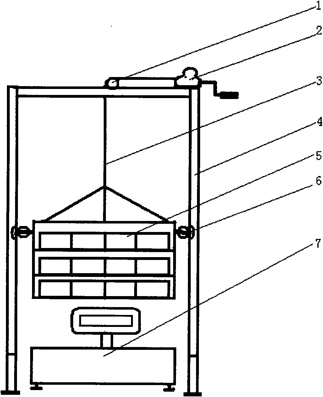 Compression resistance tester of combined paper box