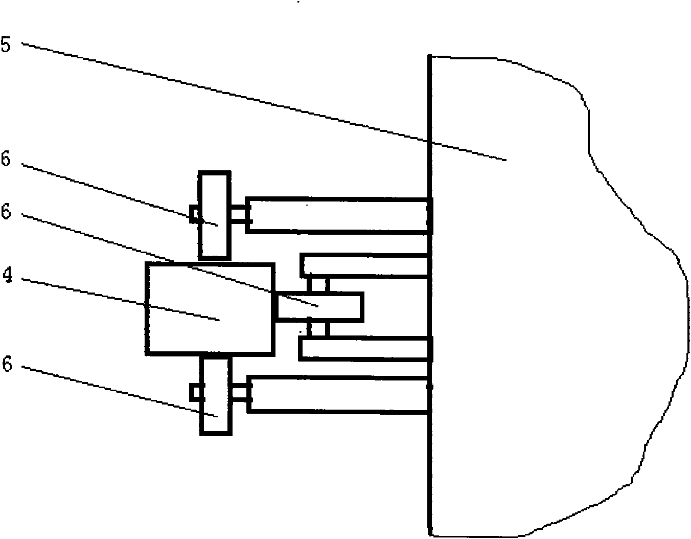 Compression resistance tester of combined paper box