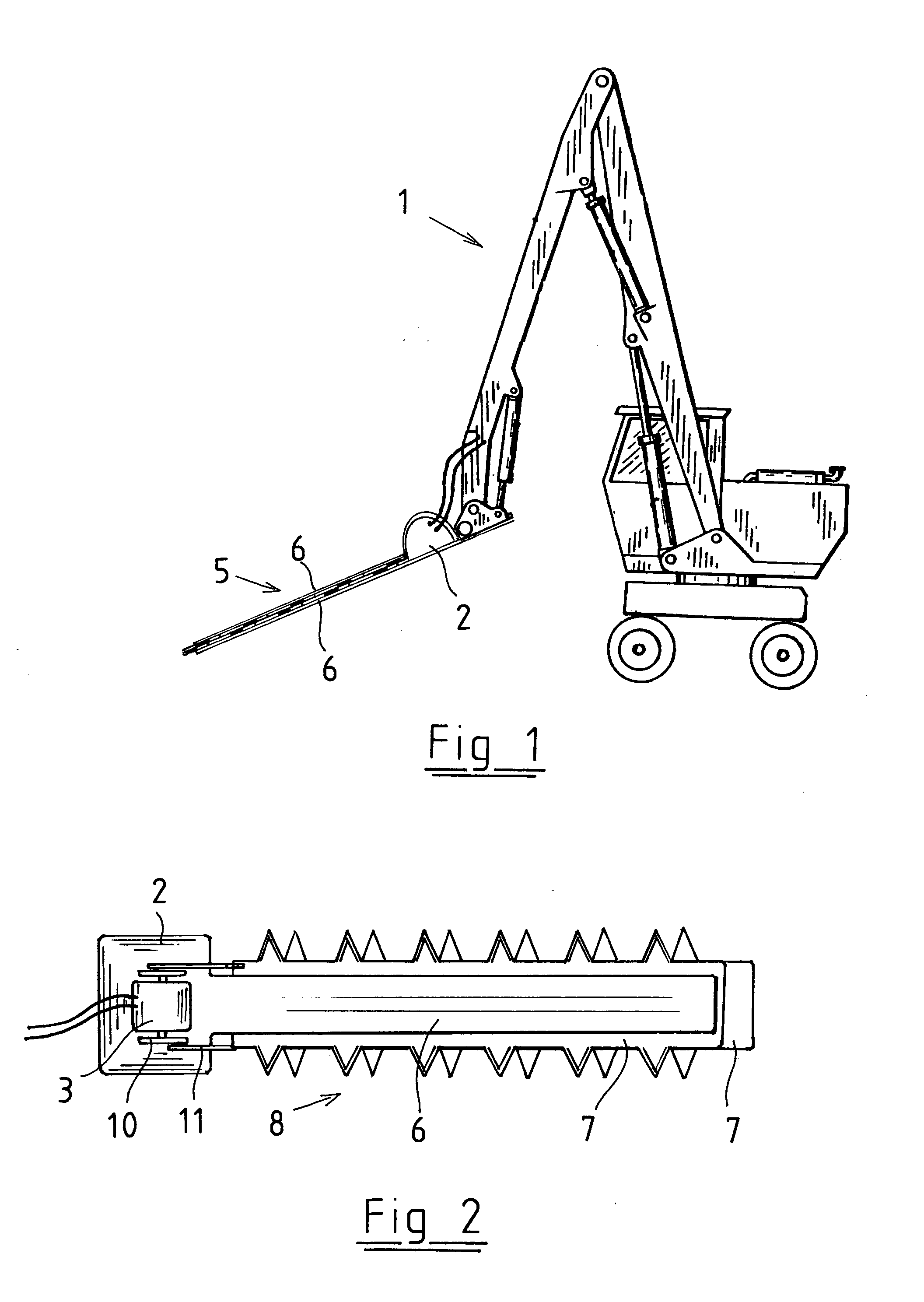 Land clearing device