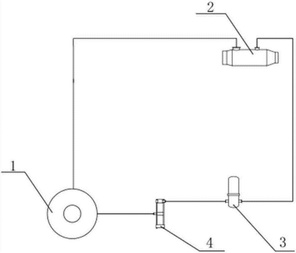 Three-phase jet-flow fire-fighting monitor system for gas-powder separation