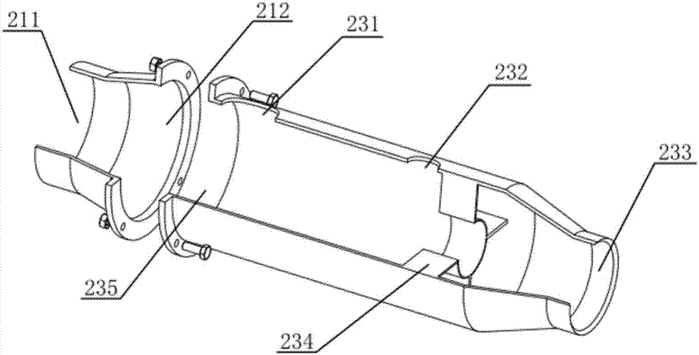 Three-phase jet-flow fire-fighting monitor system for gas-powder separation