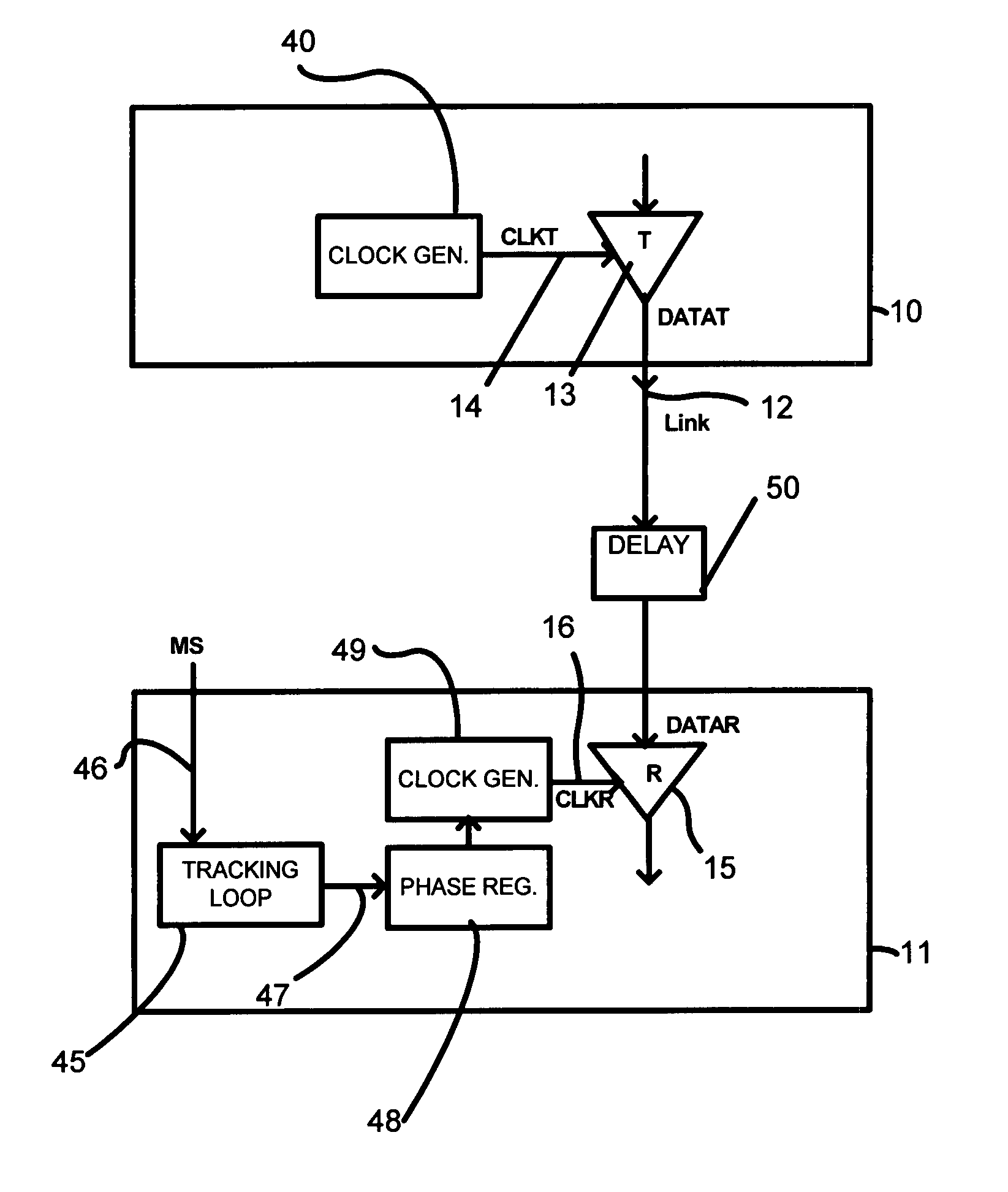 Drift tracking feedback for communication channels