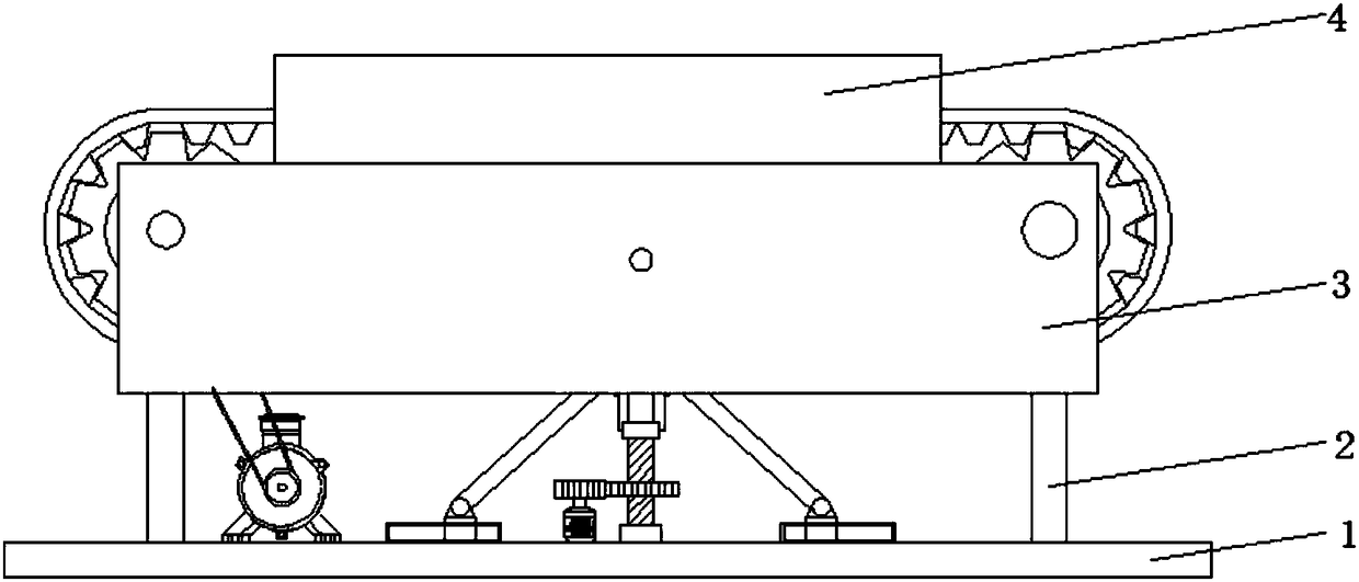 Efficient protecting device for flowing type water purifier in conveying