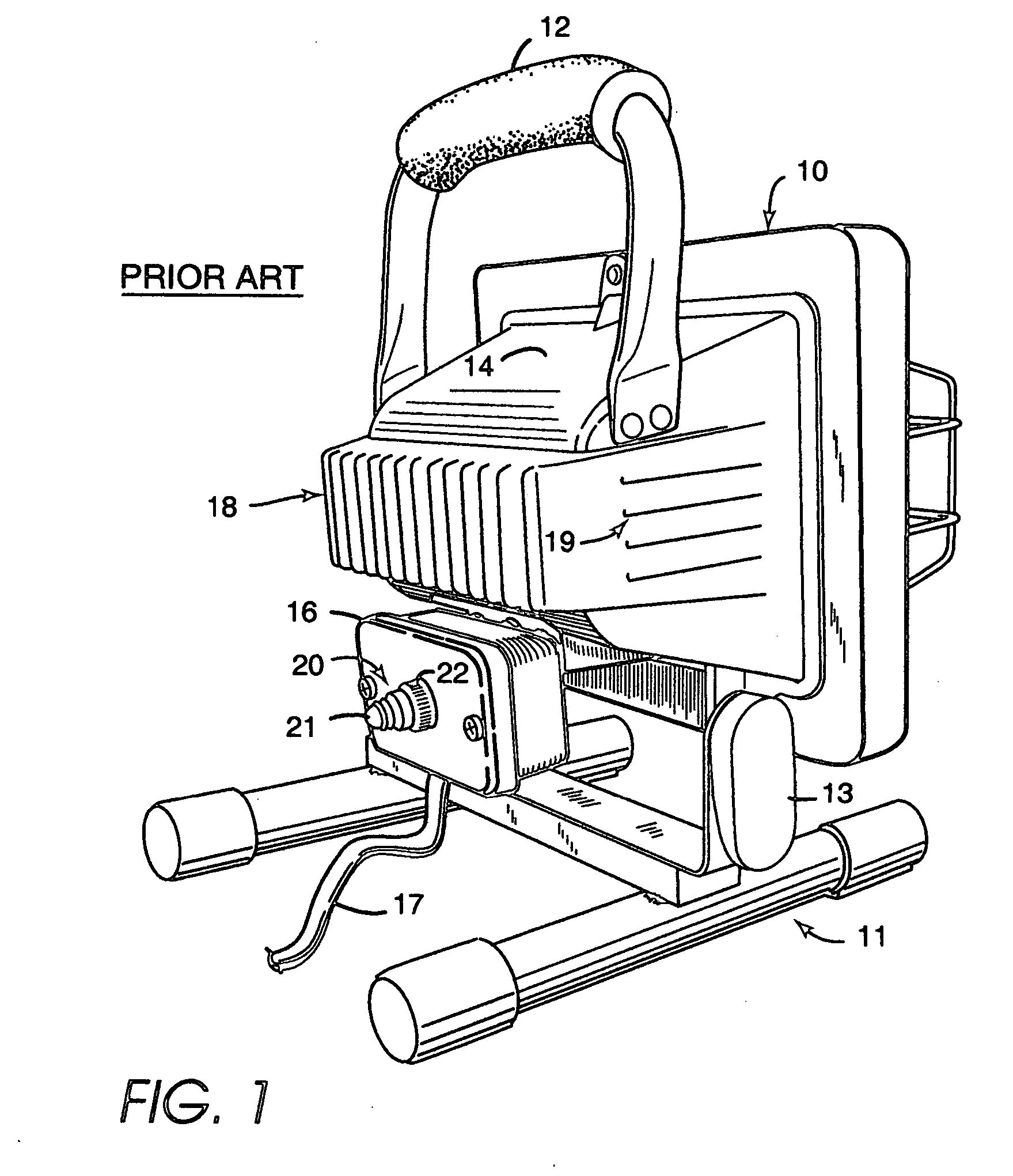 Worklight with ergonomic switch