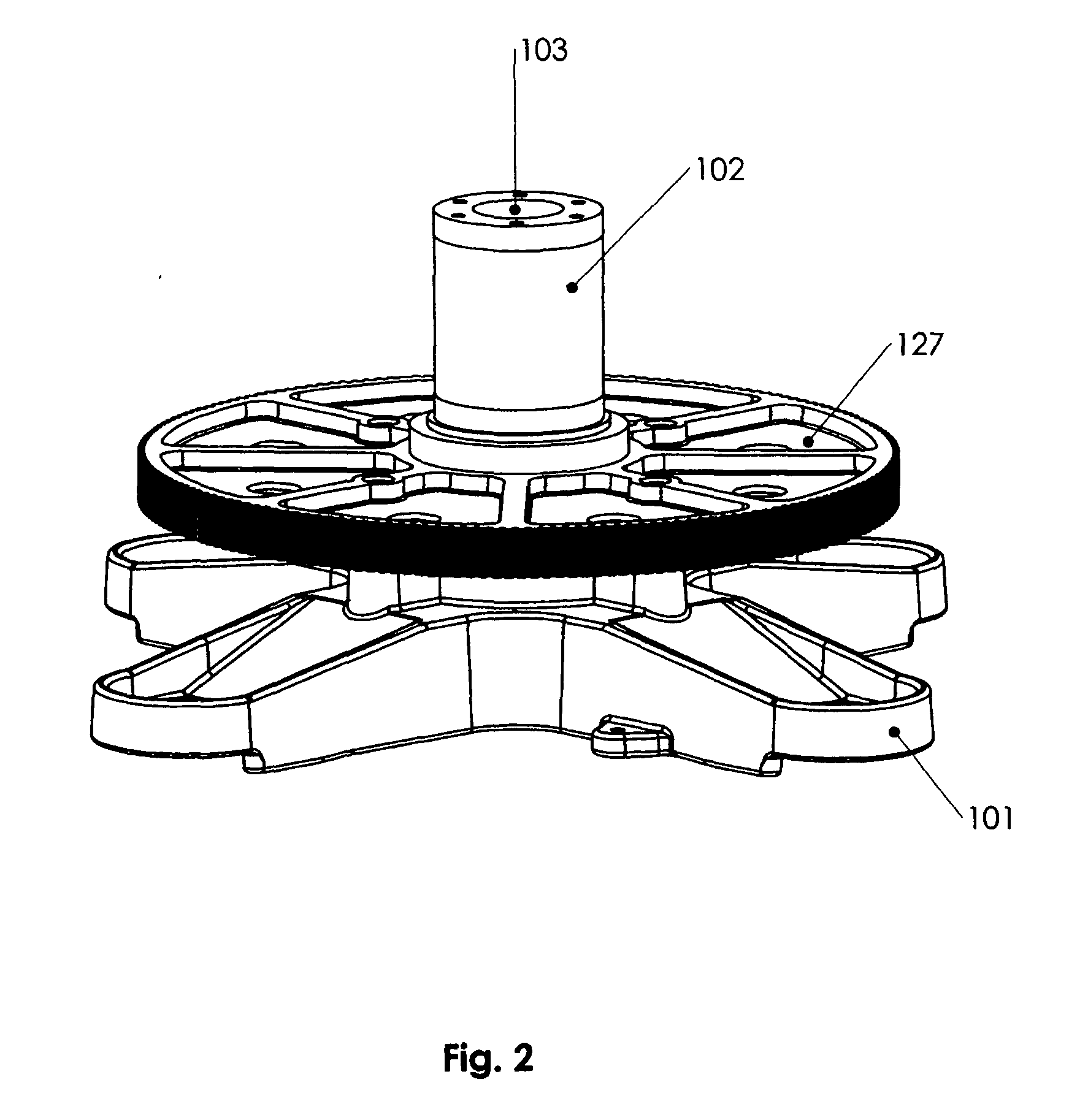 Pedestal for tracking antenna