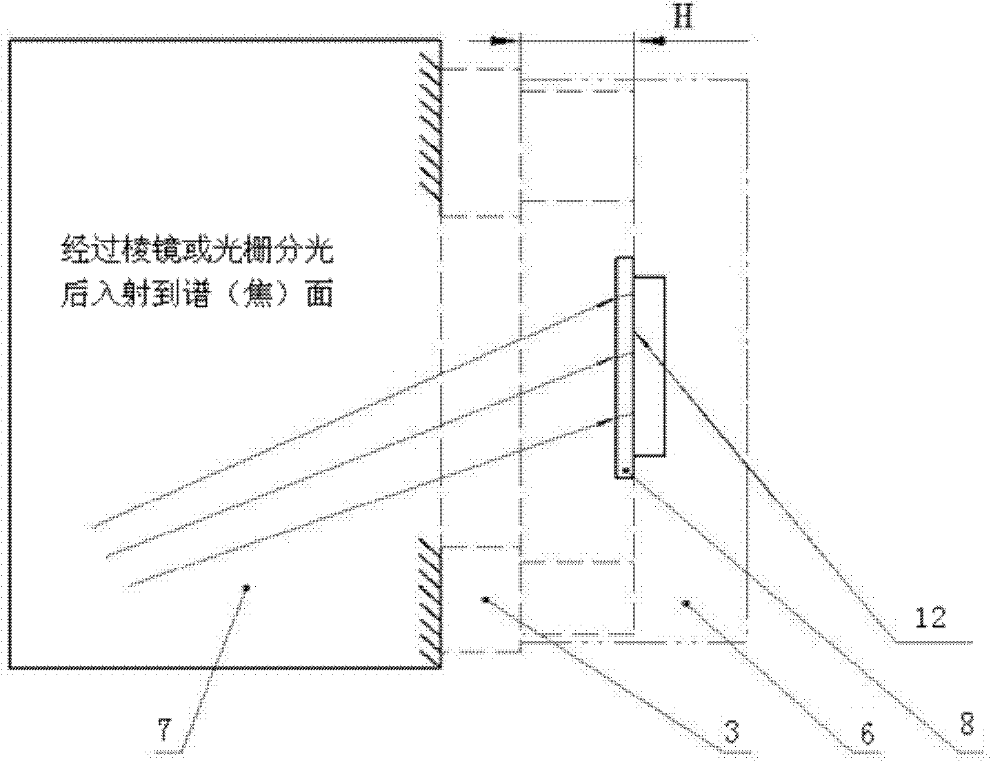 Spectral plane or focal plane installation and debugging method of hyperspectral imager