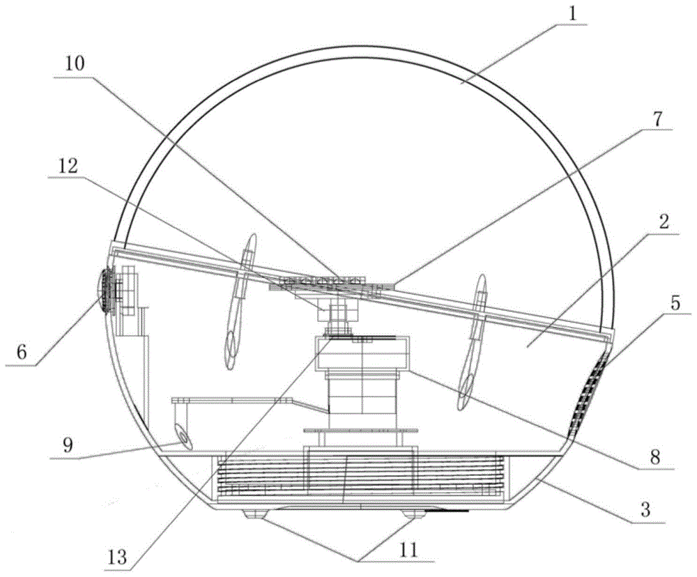 An outdoor stage light