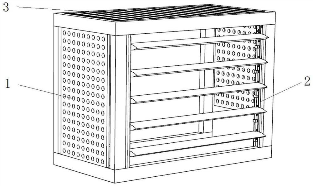 Air conditioner outdoor unit protective cover with electric shutter structure