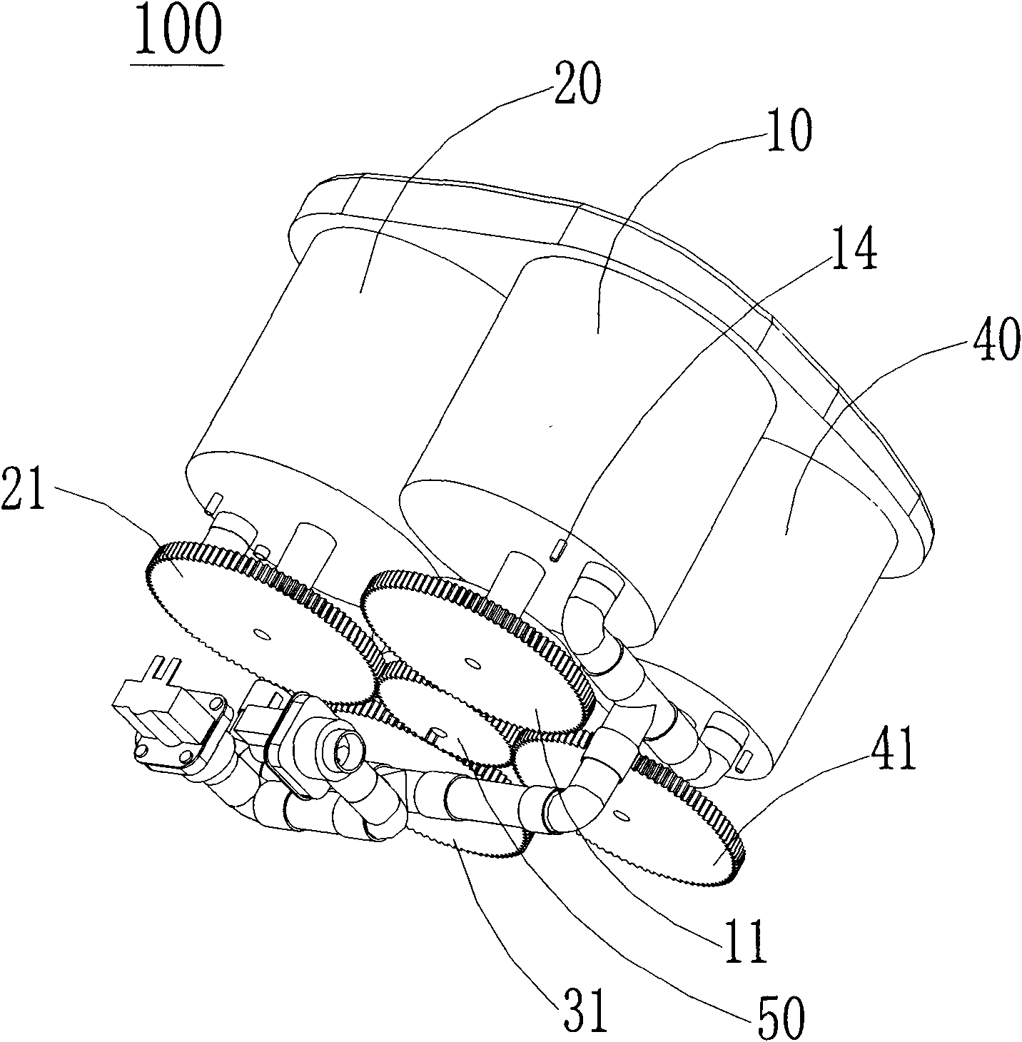 Multi-barrel washing machine