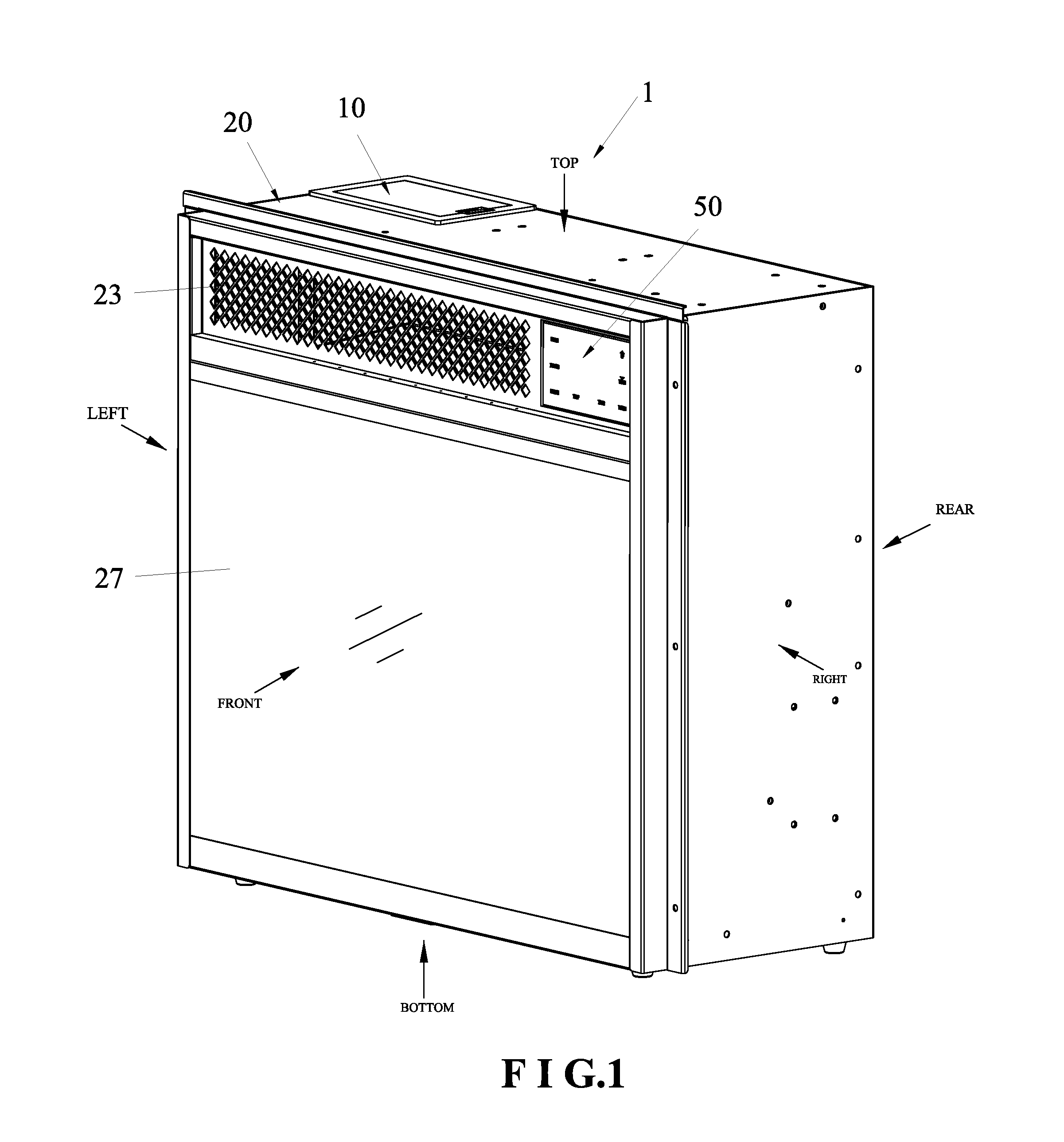 Electric fireplace having humidifying device