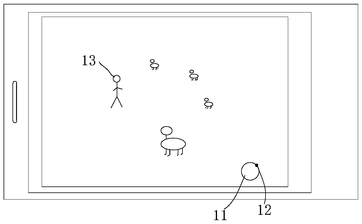 Information processing method and device for game, mobile terminal and readable storage medium